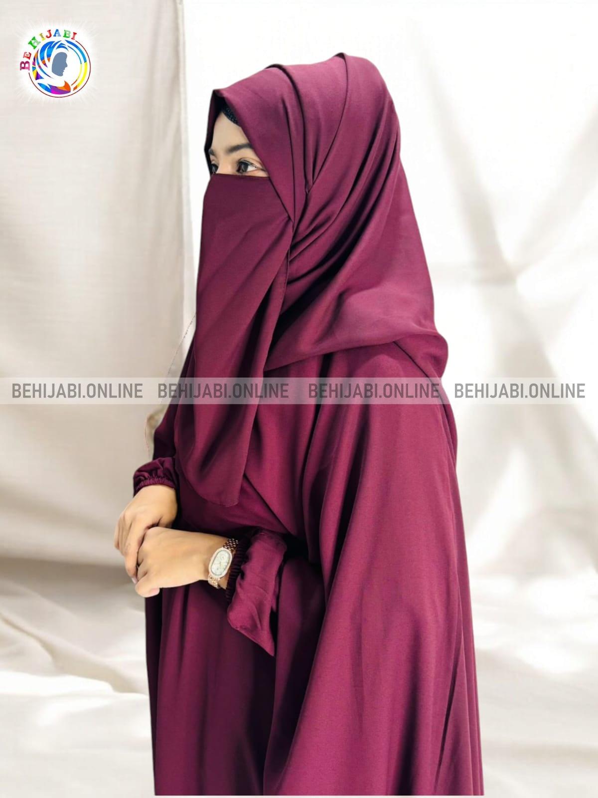 Princess Abaya - Maroon