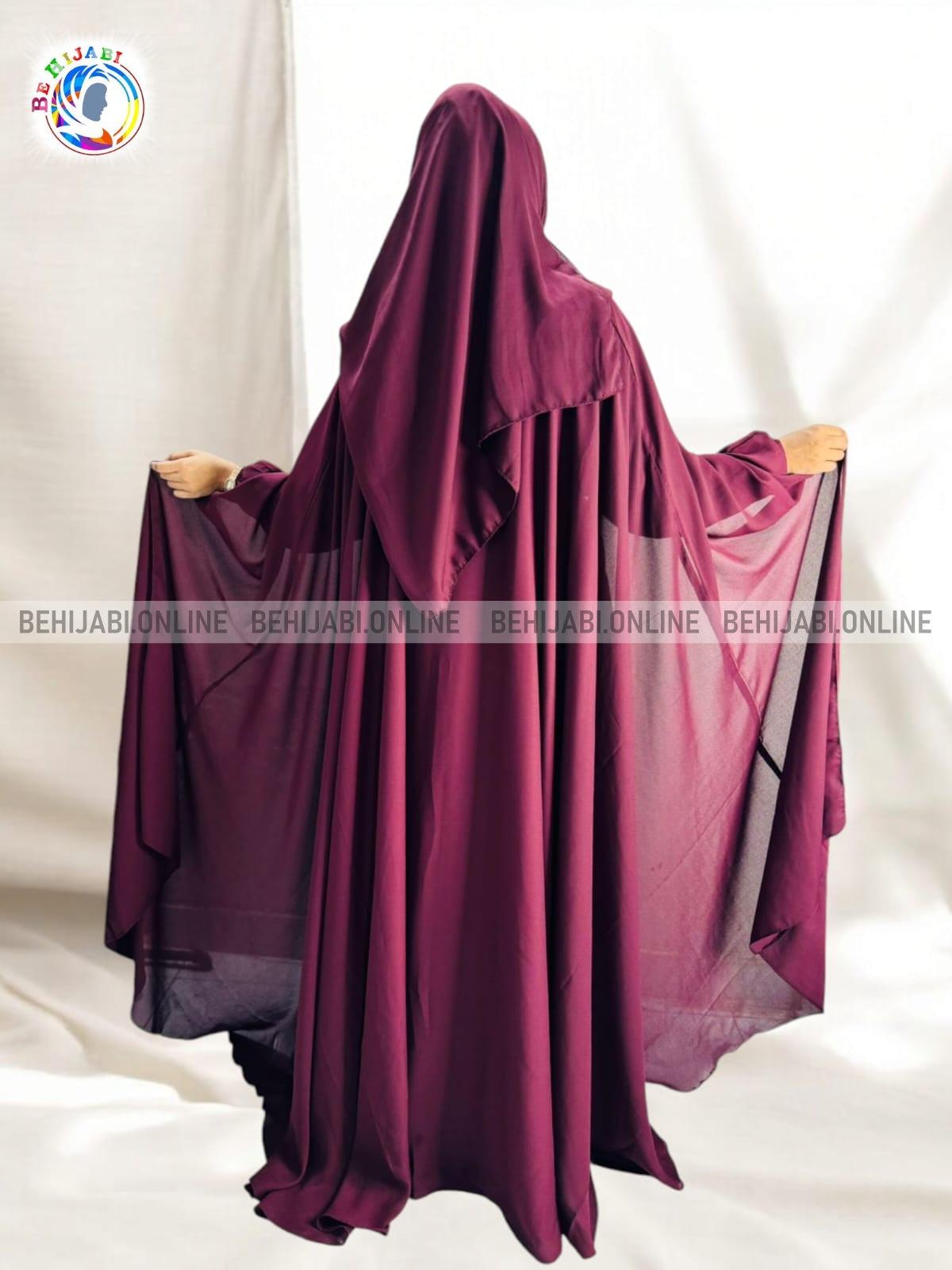 Princess Abaya - Maroon