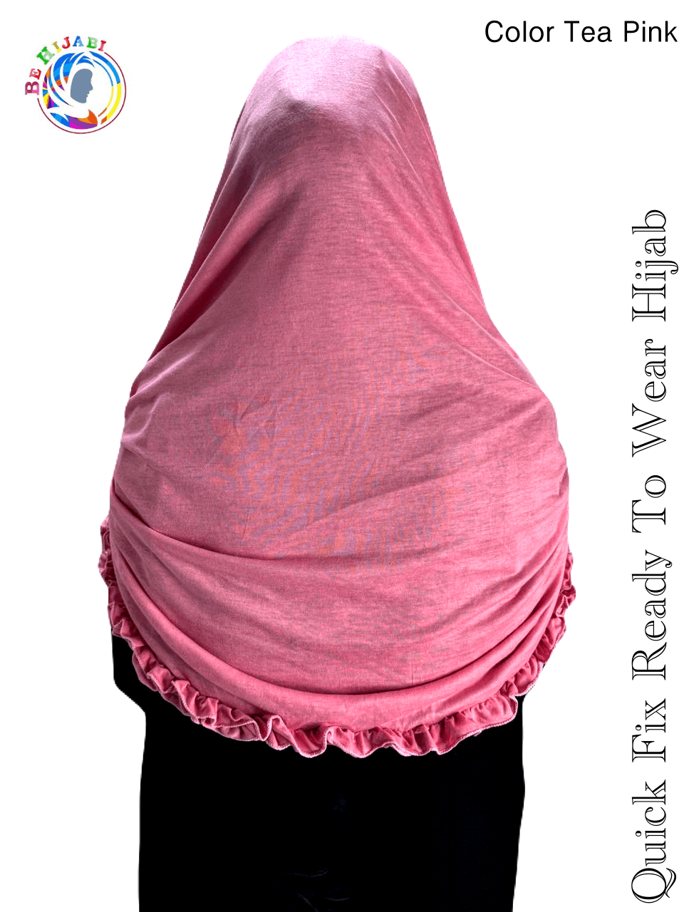 Quick Fix Plating Ready To Wear Hijab Pink