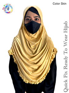 Quick Fix Plating Ready To Wear Hijab Skin