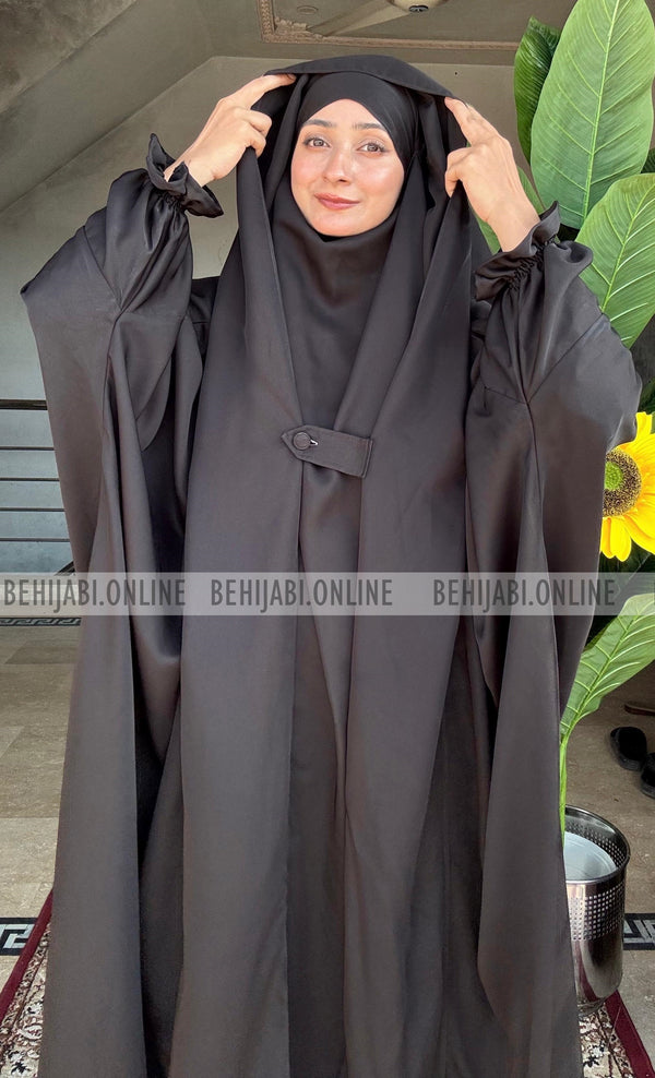 PREMIUM SAUDI JILBAB - BLACK