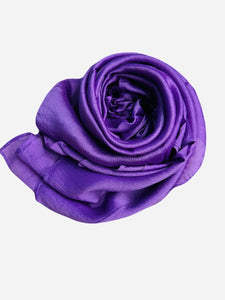 Bridal Silky Shine  Hijabs Color Purple