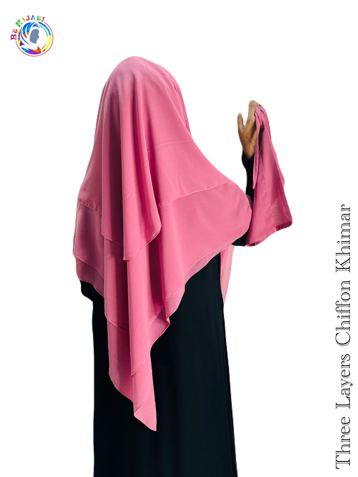 Three Layers Chiffon Khimar Color 24