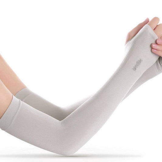 Ice Fabric Arm Sleeves Color Gray