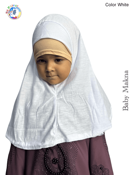 School Scarf Baby Makna Color White