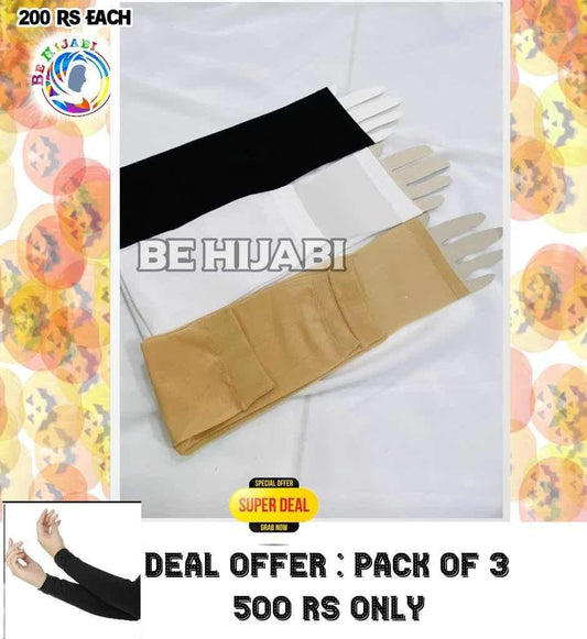 Hands Sleeves Deal pack of 3 pcs