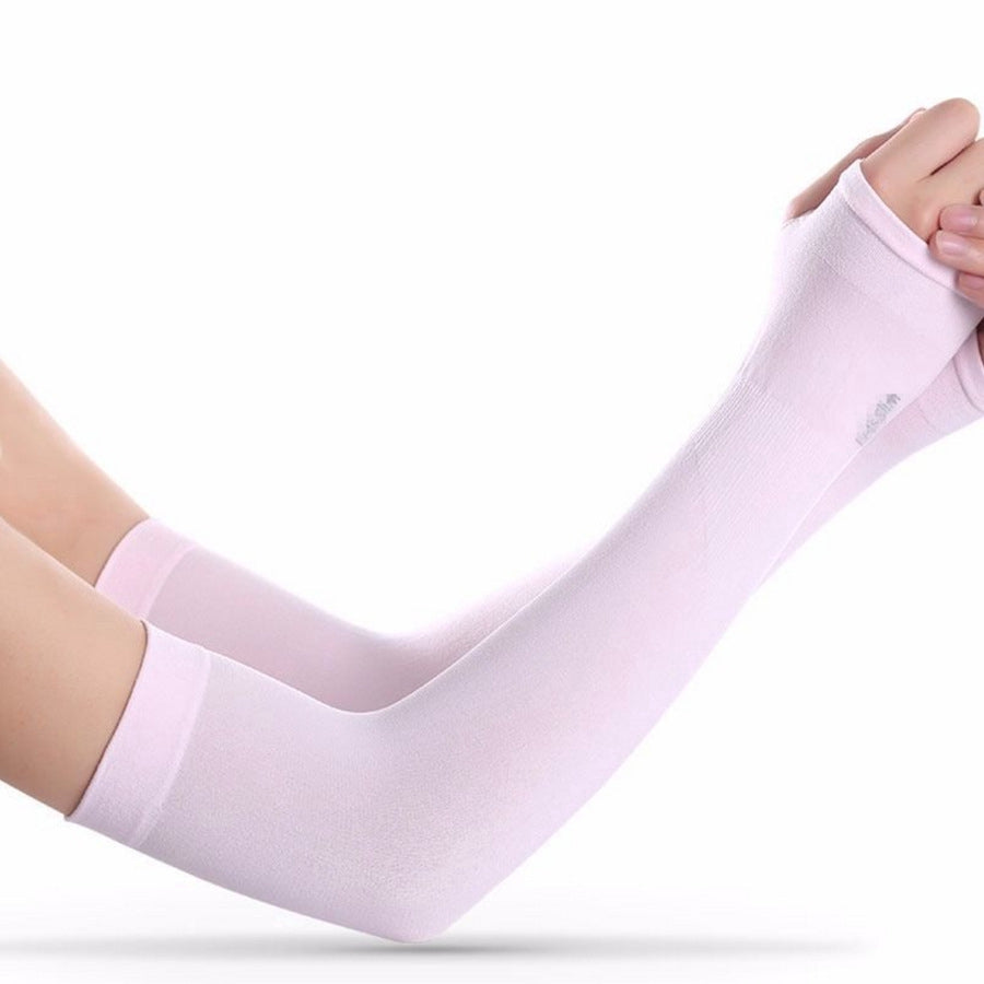 Ice Fabric Arm Sleeves Color Pink