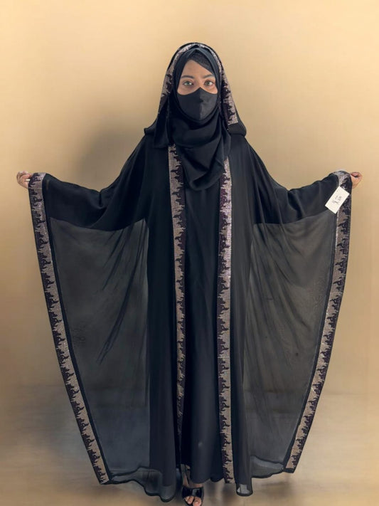 Halima Abaya DMC Stones