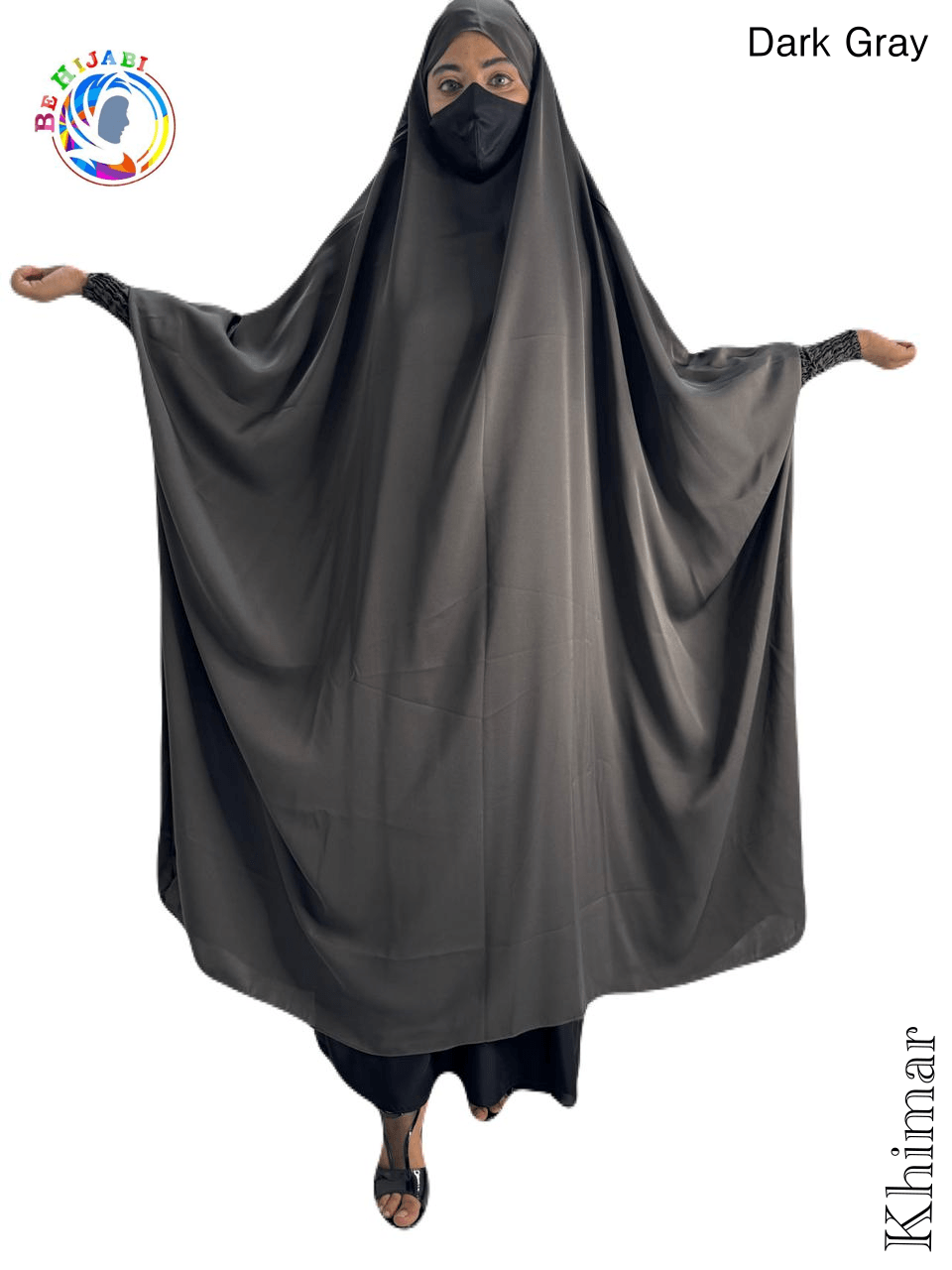 Khimar Color Dark Gray