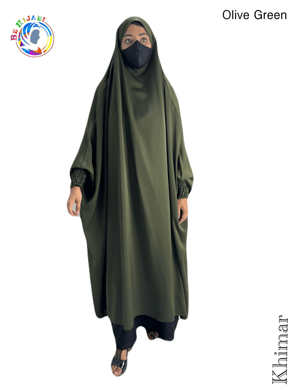 Khimar Color Olive Green