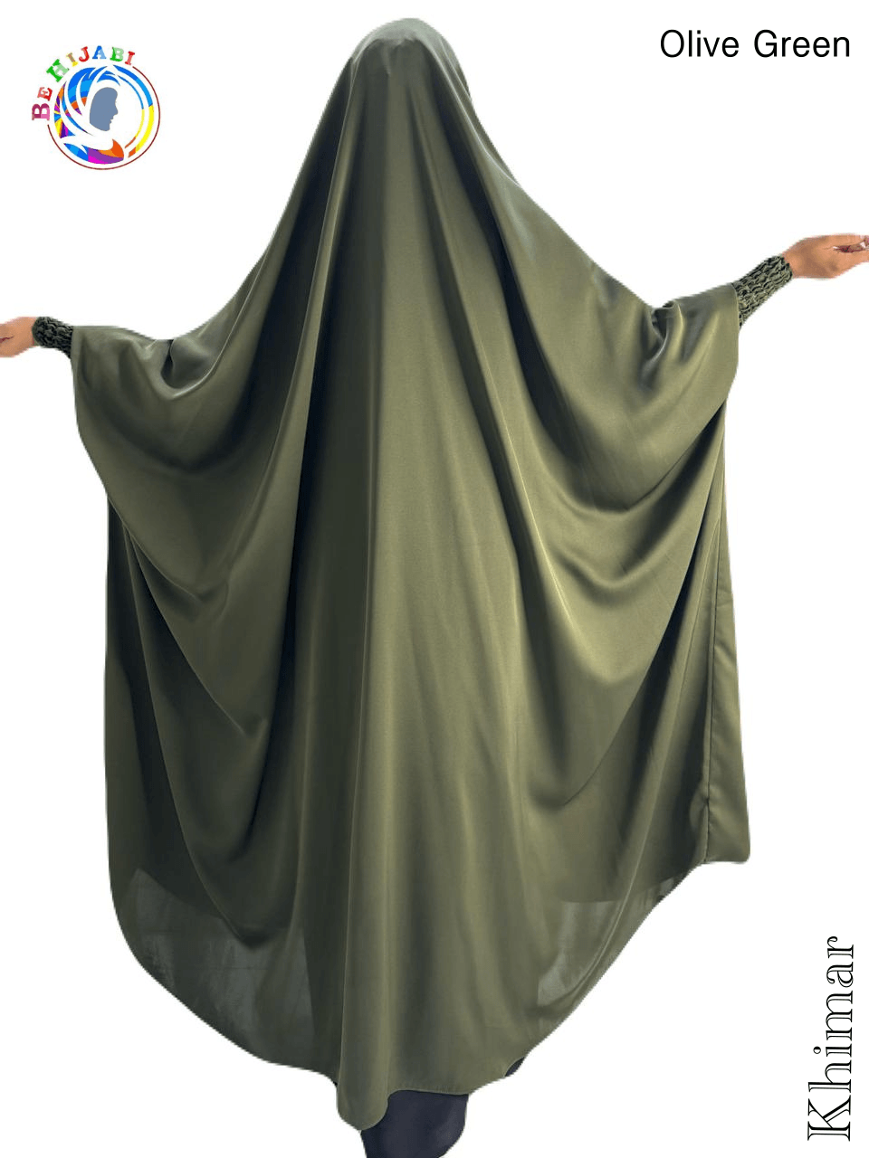 Khimar Color Olive Green