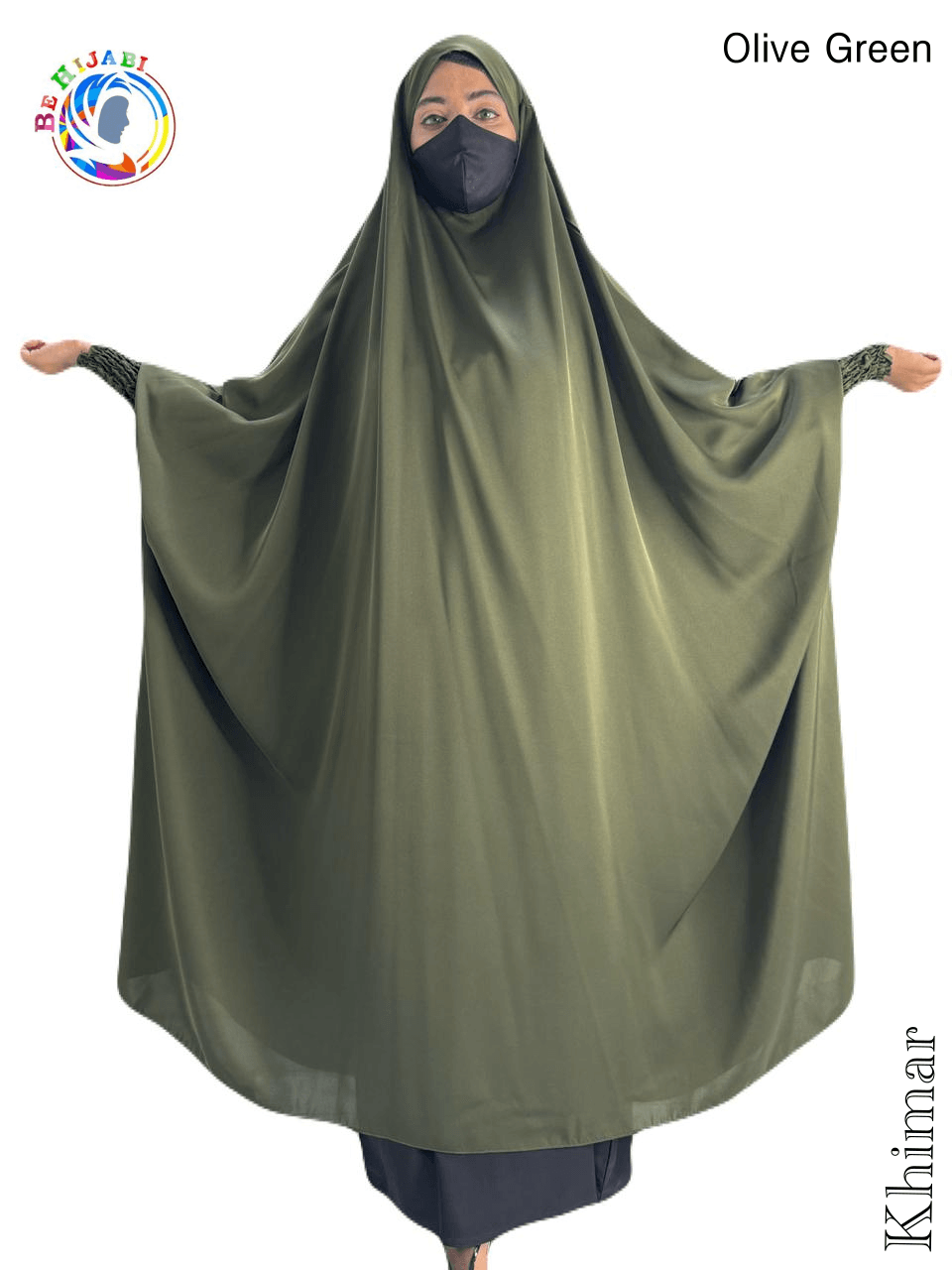 Khimar Color Olive Green