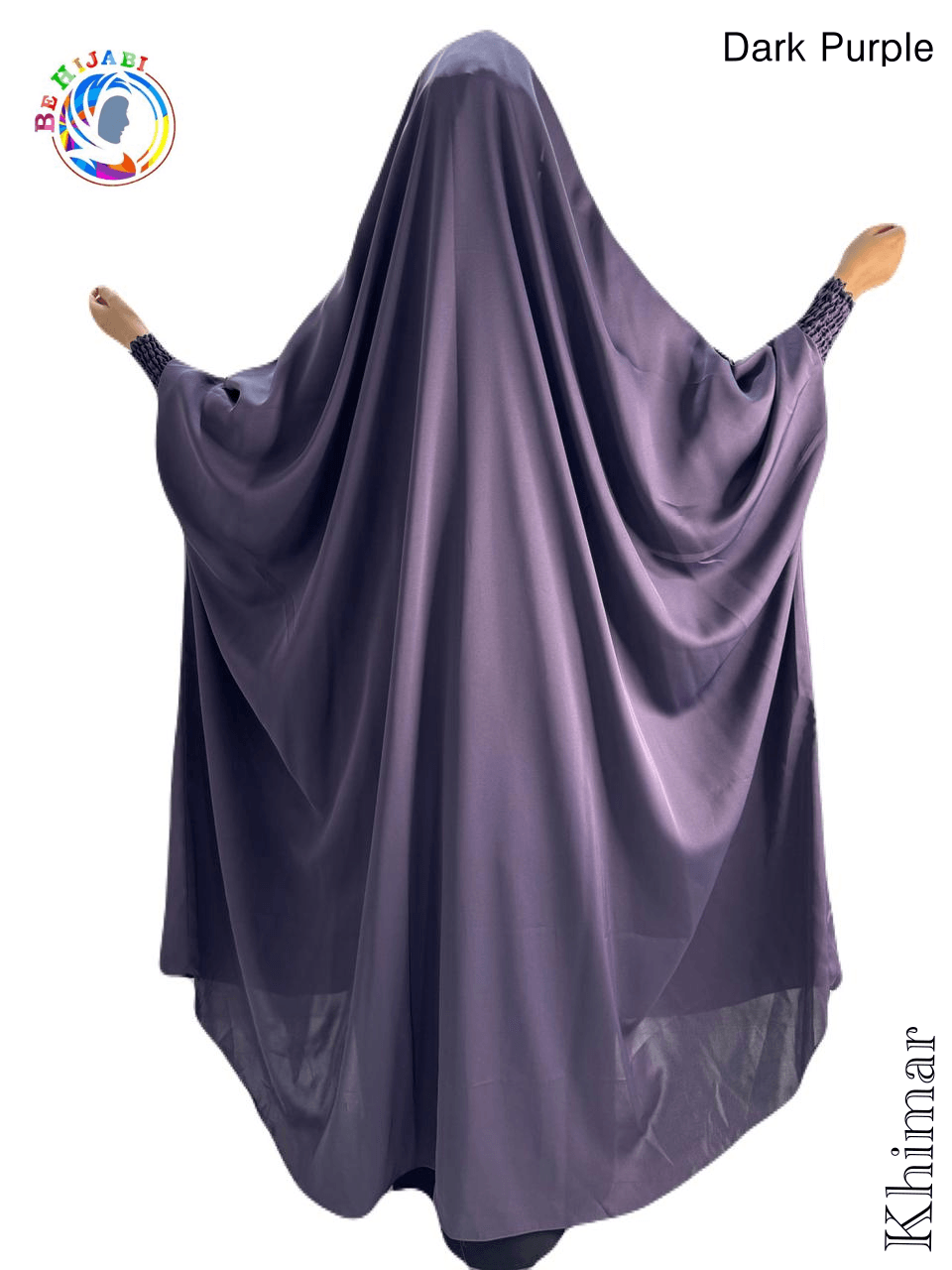 Khimar Color Dark Purple