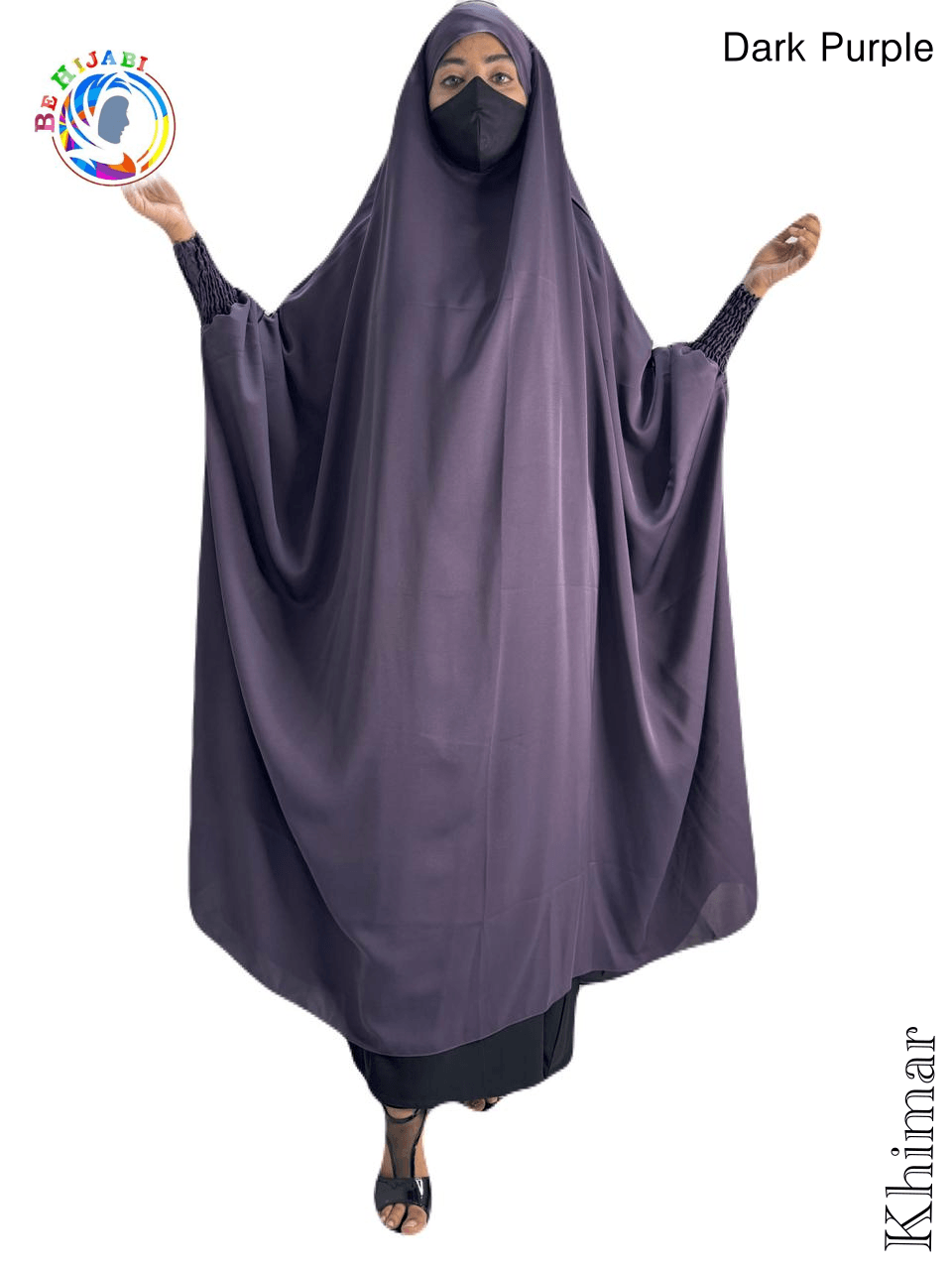 Khimar Color Dark Purple