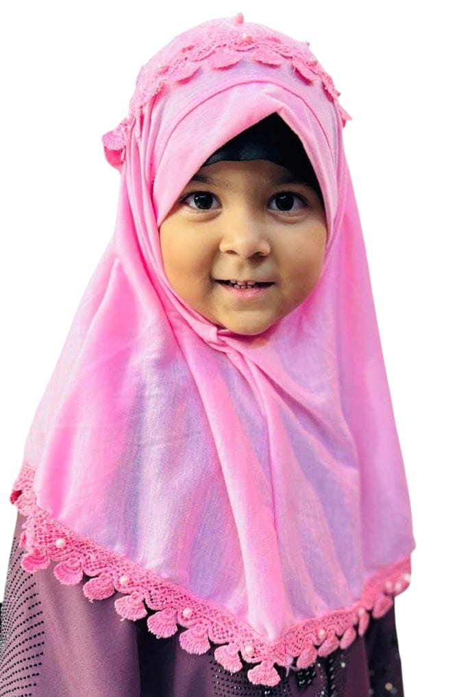 Kids Embroidered Lace Work Makna Colors Available