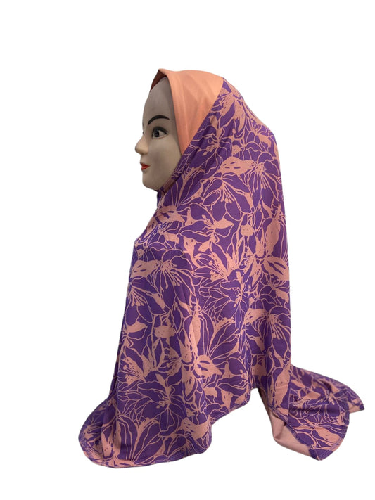 Malaysian Pinless Hijab Design 1