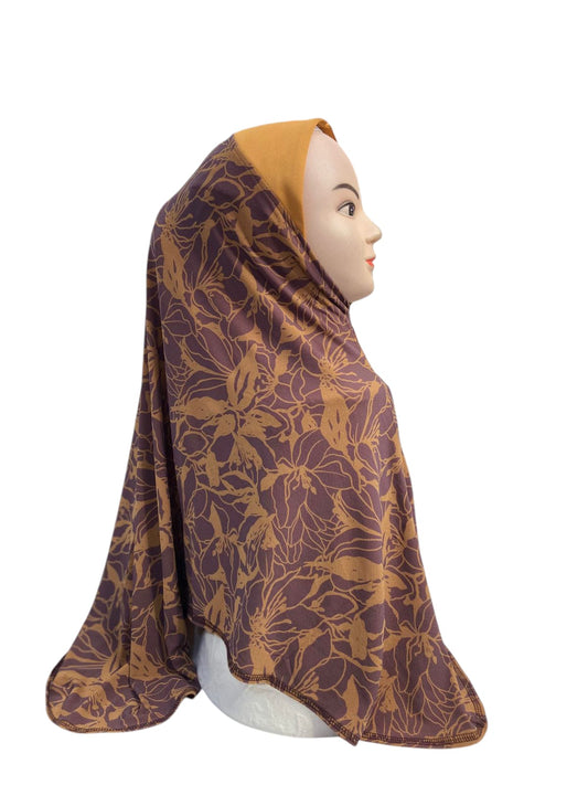 Malaysian Pinless Hijab Design 4