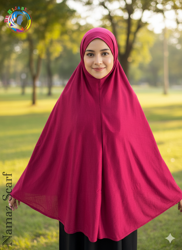 Namaz Hijab Maroon
