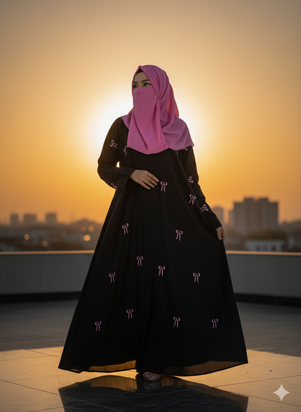 Bow Abaya