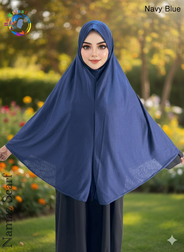 Namaz Hijab Navy Blue