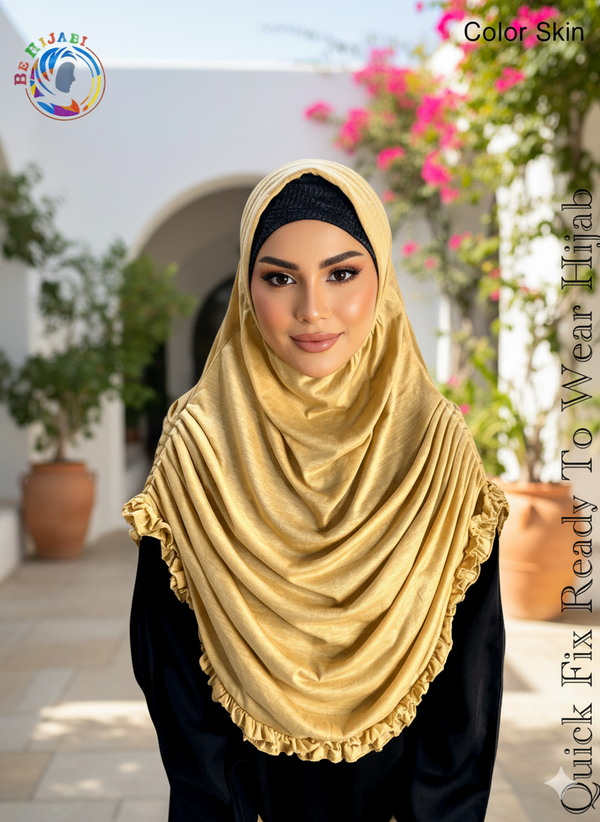 Quick Fix Plating Ready To Wear Hijab Skin