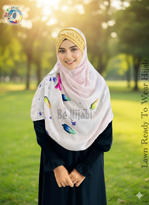 Lawn Ready To Wear Hijab Design 6