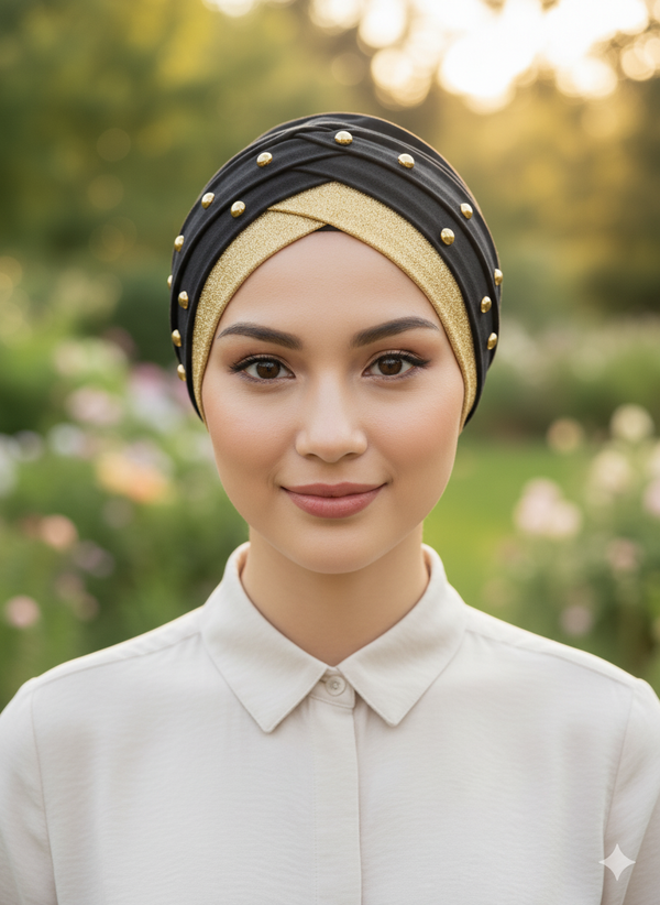 Fancy 3D Layer Cap for Hijab