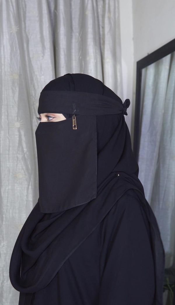 Zip Forehead Niqab