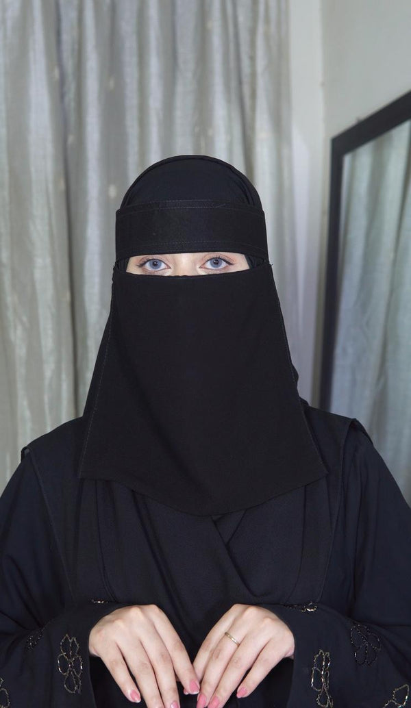 Short Length Forehead Niqab