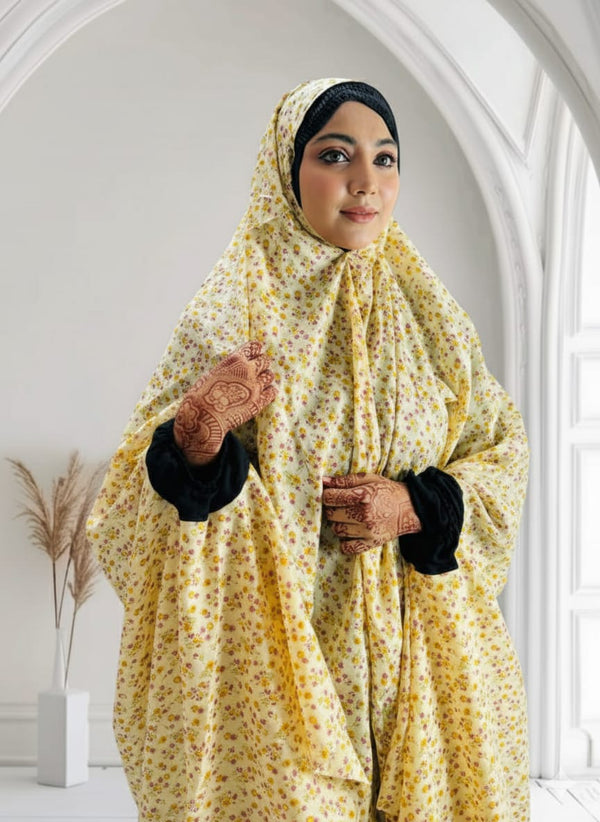 Chadar with Sleeves - Prayer / Namaz Chadar Full Hijab Color Skin
