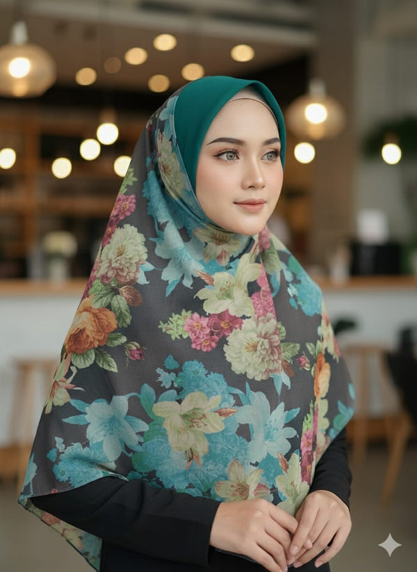 Malaysian Pinless Hijab Design 2
