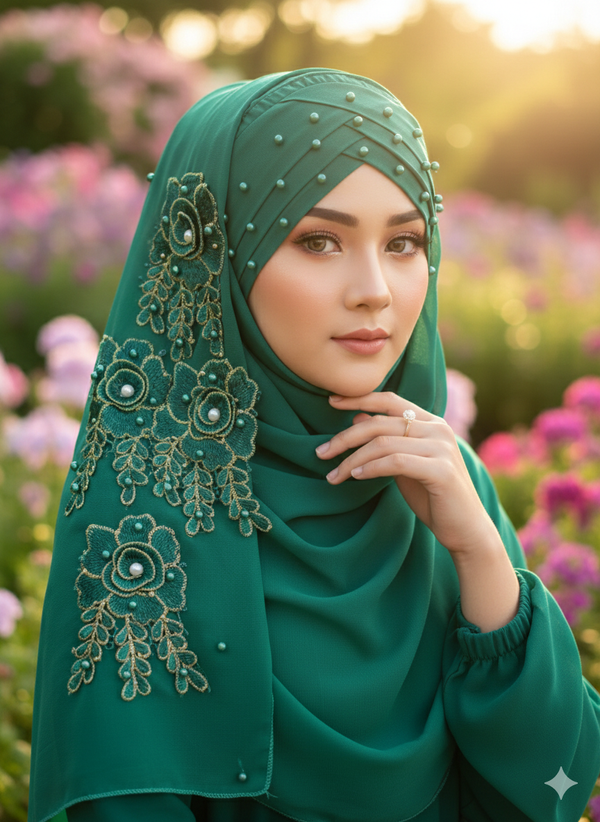 Pearl Blossom Ready to Wear Hijab Colors