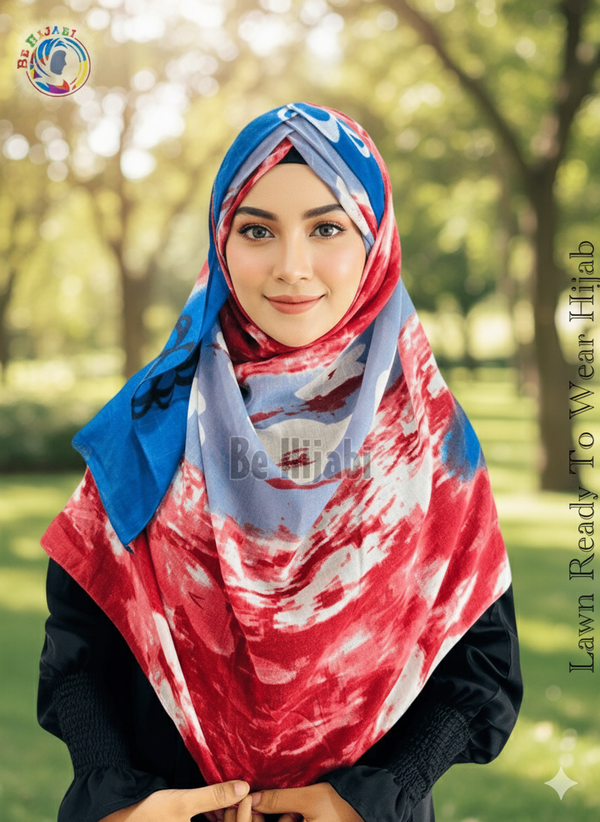 Lawn Ready To Wear Hijab Design 1