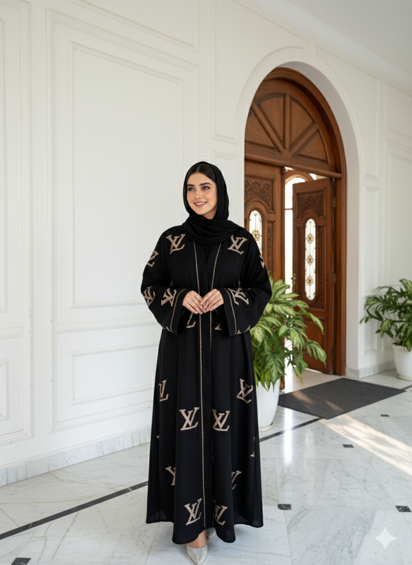 Stylish Branded Abaya Black