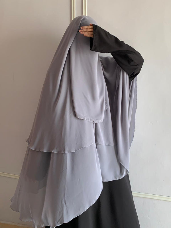 Zipper Hijab With Niqab Colors